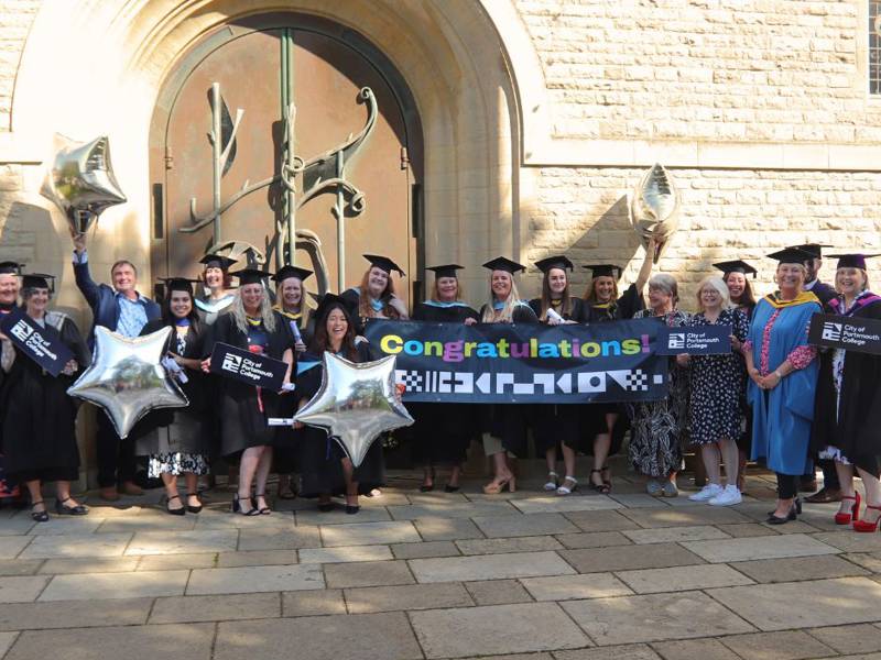 Students Celebrating