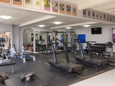 The fitness gym at Sixth Form Campus, COPC