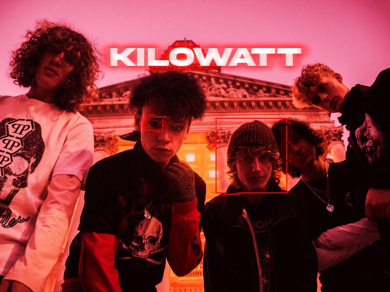 A promotional image for the metal band Kilowatt, who are nominated for the Portsmouth Music Awards 2026