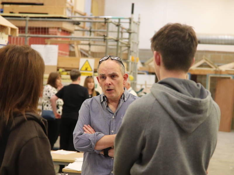 The carpentry department at North Harbour Campus.