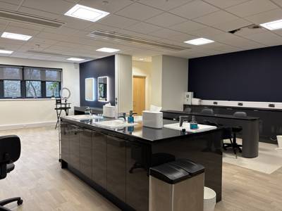 Beauty therapy area at City of Portsmouth College 